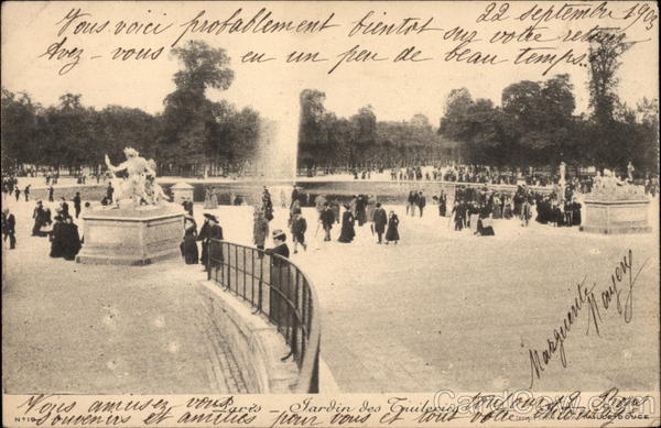 Jardin des Tuileries Paris France