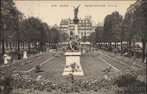 Square d'Anvers Paris France