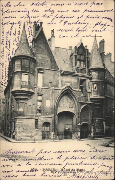 Hôtel de Sens à Paris France