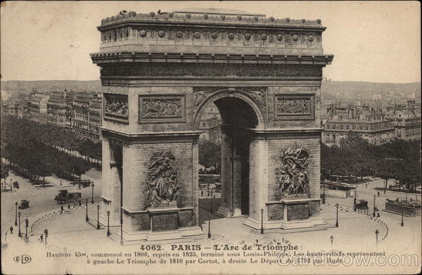 L'Arc de Triomphe Paris France