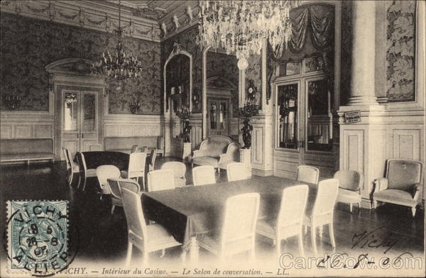 Interieur du Casino - Le Salon de Conversation Vichy France