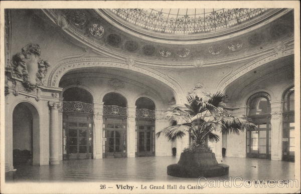 Le Grand Hall du Casino Vichy France