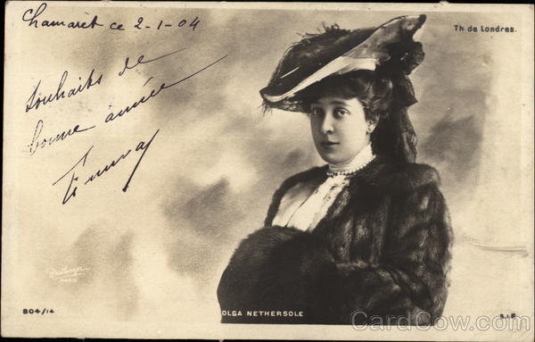 Olga Nethersole - English actress Actresses