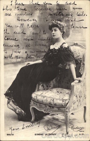 Simone le Bargy - French Actress Actresses
