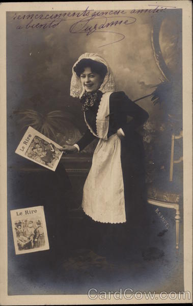 LE RIRE ( a newpaper and a maid ) Paris France