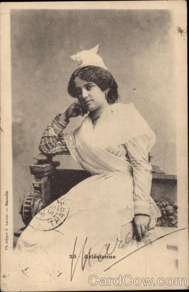 Arlesienne - Woman in Traditional Dress France