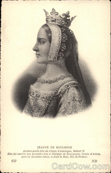 Jeanne de Boulogne Royalty