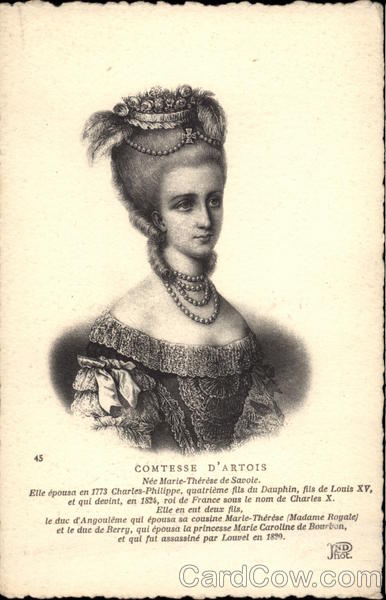 Comtesse d'Artois Royalty