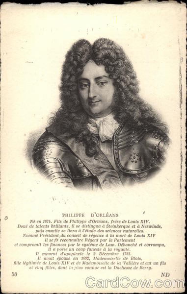 Philippe d'Orléans Paris France