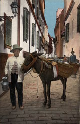 Lechero - Milkman Postcard