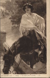 En Route par La Feria by Checa Postcard