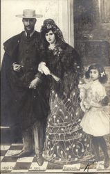 La Famille Espagnole by Henri-A. Zo Postcard