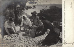 Les Ramasseurs de Citrons by Laurent-Gsell Postcard