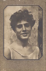 Portrait of Local Woman Postcard