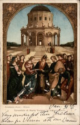 Marriage of the Virgin Mary - Accademia Brera Postcard