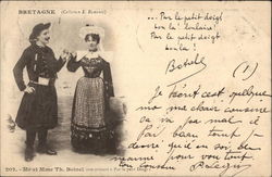 Mr. et Mme. Th. Botrel - Traditional Costume, Brittany Postcard