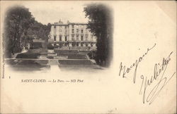 Le Parc de la Château de Saint-Cloud Postcard