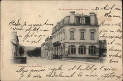 Avenue de la Republique Postcard