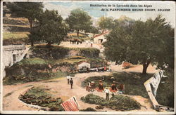 Distillation de la Lavande dans les Alpes de la Parfumerie Bruno Court Postcard