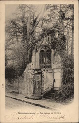 Les ruines de Grétry Montmorency, France Postcard Postcard