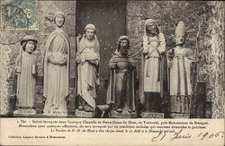 Statues of Saints at the Chapelle de Notre-Dames du Haut - Tredaniel Postcard
