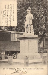 Statue du Connétable Du Guesclin Postcard