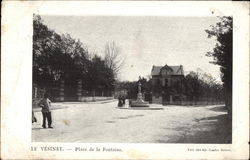 Place de la Fontaine Postcard