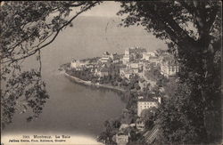 La Baie Montreux, Switzerland Postcard Postcard