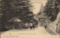 A la buvette de la Roche du Diable Postcard