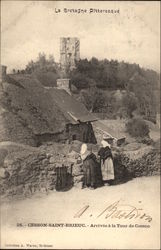Arrivée à la Tour de Cesson, Cesson-Saint-Brieuc Postcard