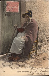 Type de Bourbonnaise Postcard