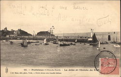 La Jetée et l'Entrée du Port Saint-Quay-Portrieux, France Postcard Postcard