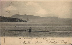 Gustave Zede Class French Submarine Postcard