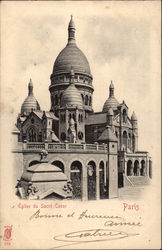 Eglise de Sacre Coeur Postcard