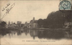 Vue générale sur le Loing, Moret-sur-Loing Postcard