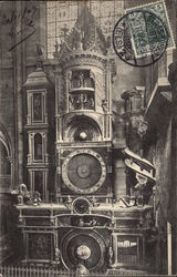 Cathedral - Astronomical Clock Postcard