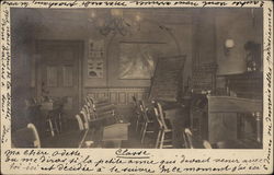 Classroom Interior Postcard