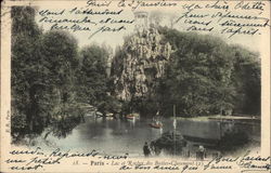 Lac et Rocher des Buttes Chaumont Postcard