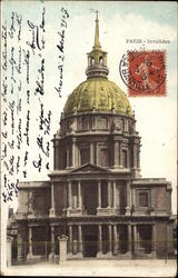 Invalides Paris, France Postcard Postcard