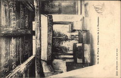 Ile de St-Pierre - Chambre de J.J. Rousseau Postcard