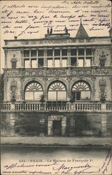 Paris - La Maison de Francois 1er Postcard