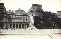 Cour du Carrousel Postcard