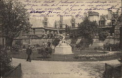 Musee et Square de Cluny Paris, France Postcard Postcard