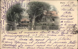 Bois de Boulogne - Chalets du Cycle Postcard