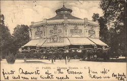 Champs Elysées Postcard