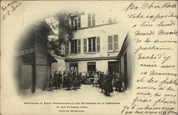 Cour de Récréation - Institution et École Professionnelle des Religieuses de la Compassion Postcard
