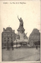 La Place de la République Postcard