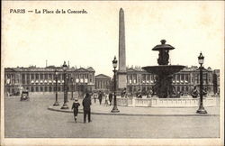 La Place de la Concorde Postcard