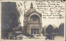 Église St Augustin Postcard
