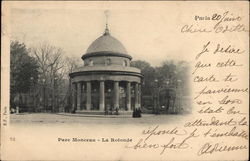 Parc Monceau - La Rotonde Postcard